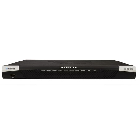 Raritan 32 PORT KVM OVER IP SWITCH, 8 REMOTE USERS, DVI LCAL PORT DKX3-832